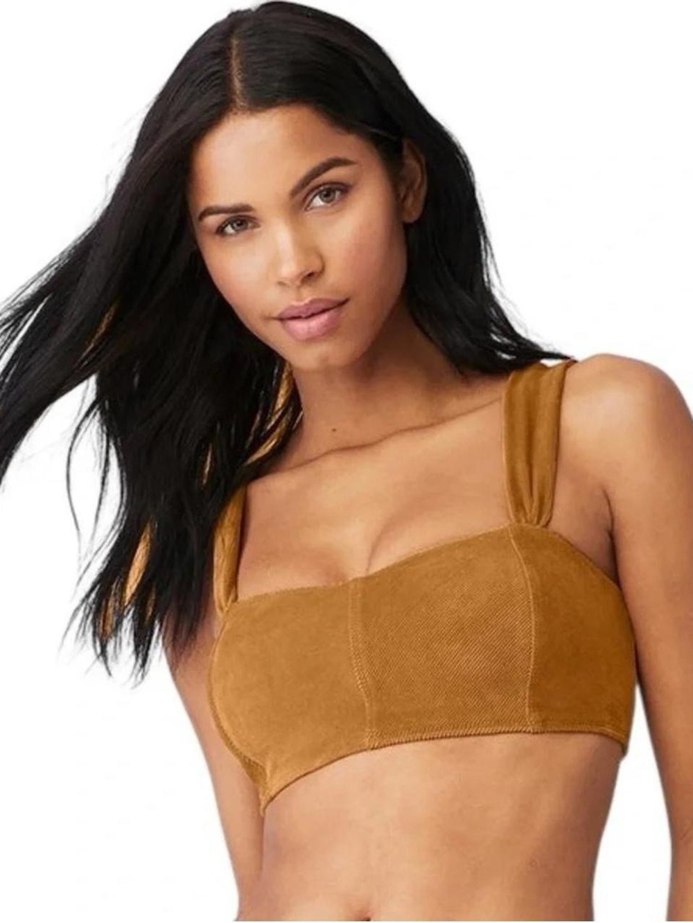 Alo Yoga Micro Corduroy Winter Break Bra